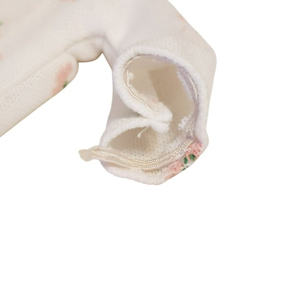 Vintage Handmade 60s Cream Floral Dress For 12-Inch Barbie/Clone Doll - Picture 7 of 7